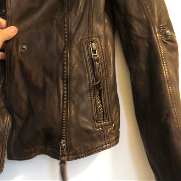 DANIER LEATHER MOTO JACKET - Picture 2 of 9